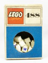 LEGO Ref.487 - 1x1 Bricks with Letters