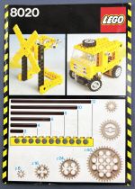 LEGO Ref.8020 - LEGO Technic Coffret de Construction (Instructions/Notice Montage)