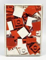 LEGO Ref.971 - Flat Tile Bricks (White & Red)