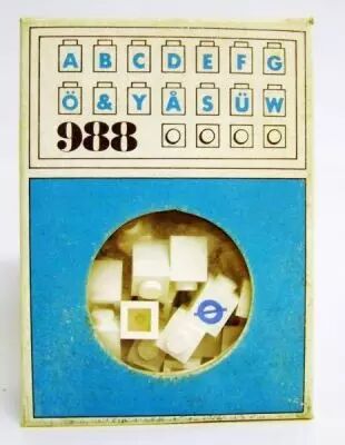Lego Ref.988 - Alphabet Bricks