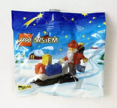 LEGO System Ref.1807 - P�re No�l avec Tra�neau (Santa Claus w/Sleigh)