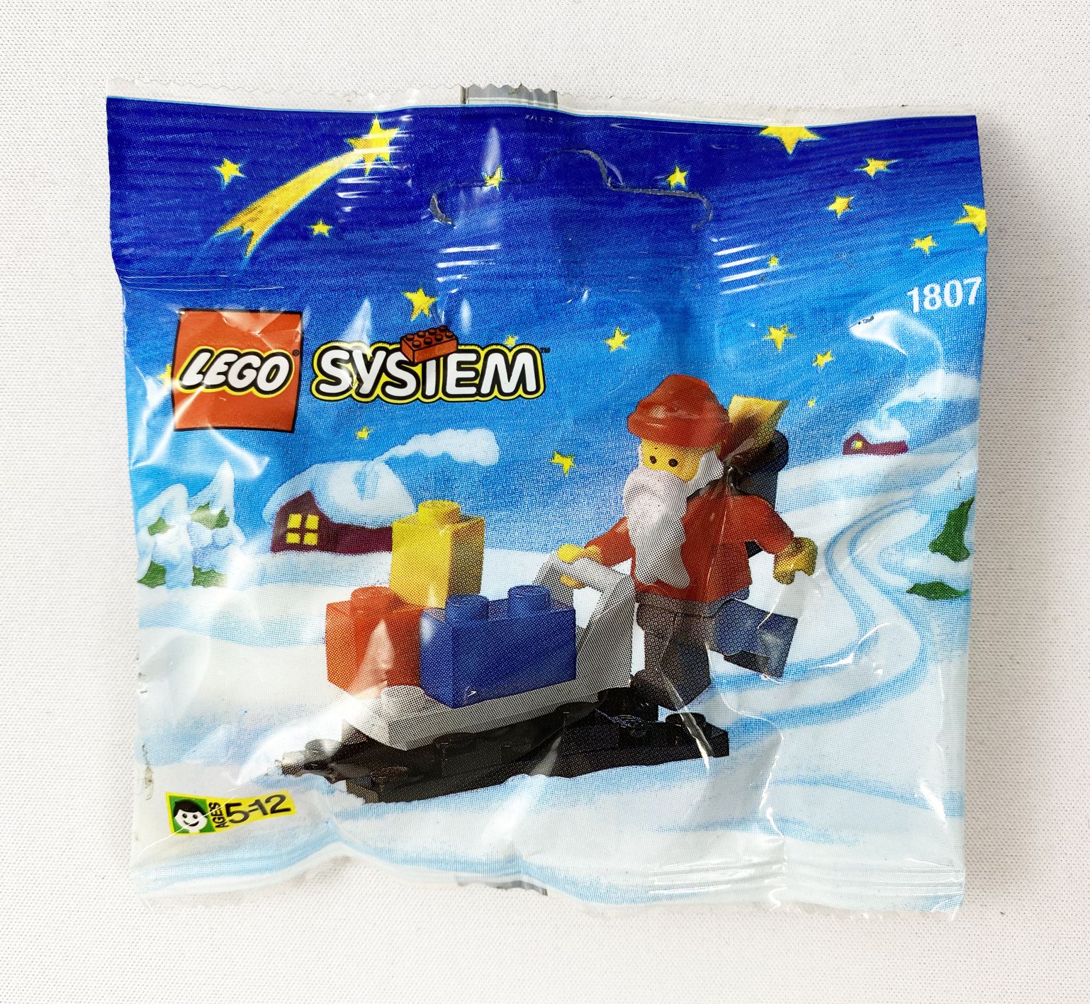 Derivation Tilskynde bibel LEGO System Ref.1807 - Santa Claus w/Sleigh