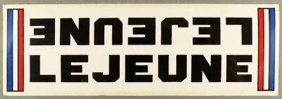 Lejeune - Cycles V�los - Autocollant Vintage 23,8 x 7 cm