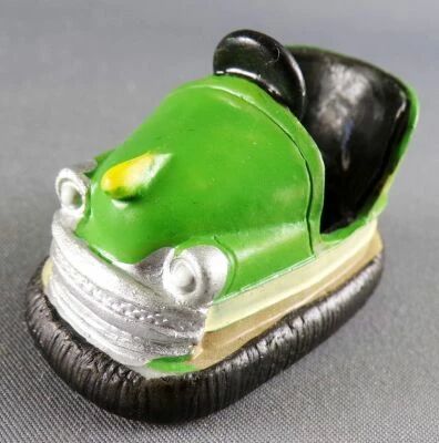 Lemax Crazy Cars Orange Bumper Car no Driver 5cm 2\  Resin