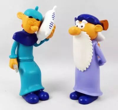 L�onard (Turk & DeGroot) - Figurines PVC Le Lombard 2016 - L�onard le G�nie & Le Disciple