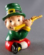 Leprechaun - Figurine PVC - Lutin Irlandais St Patrick avec Flûte
