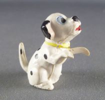 Les 101 dalmatiens - Figurine Jim - Chiot assis levant les pattes (collier jaune)