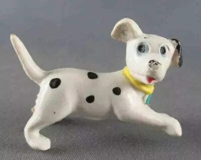 Les 101 dalmatiens - Figurine Jim - Chiot courant t�te tourn�e vers la droite (collier jaune)