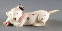 Les 101 dalmatiens - Figurine Jim - Chiot rongeant un os collier rouge