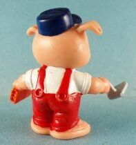 Les 3 Petits Cochons - Figurine Pvc Educo Baby - Naf Naf le Ma&ccedil;on