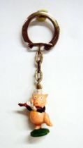 Les 3 petits cochons - Porte clés figurine Jim - Nif-Nif le flûtiste