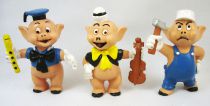 Les 3 petits cochons - Set complet des 6 figurines pvc Comics Spain