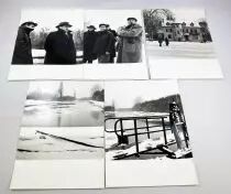 Les 5 derni&egrave;res Minutes (R. Souplex) - Jeu de 9 photos argentiques + Planches Contacts + N&eacute;gatifs