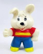 Les Amichaines (The Get-Along Gang) - Figurine PVC Tomy 1984 - Rocco le Lapin