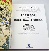 Les Archives Tintin - Editions Moulinsart Casterman 2010 - n°6 Le Trésor de Rackham le Rouge