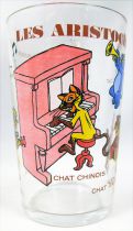Les Aristochats - Verre à moutarde Amora - La Bande de Scat Cat autour du piano