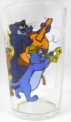 Les Aristochats - Verre � moutarde Amora - La Bande de Scat Cat dans la rue