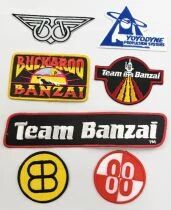 Les Aventures de Buckaroo Banza&iuml; &agrave; travers la 8e dimension - Lot de 7 Patches Brod&eacute;s