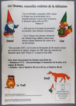 Les aventures de David le Gnome - Fiche  Professionnelle Présentative -  Figurines PVC & Peluches