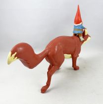 Les aventures de David le Gnome - Figurine PVC BRB / Star Toys - David chevauche Swift le renard