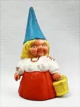 Les aventures de David le Gnome - Figurine PVC Star Toys - Lisa avec un seau (robe orange)