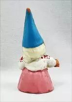 Les aventures de David le Gnome - Figurine PVC Star Toys - Lisa cueille des fleurs (robe rose)