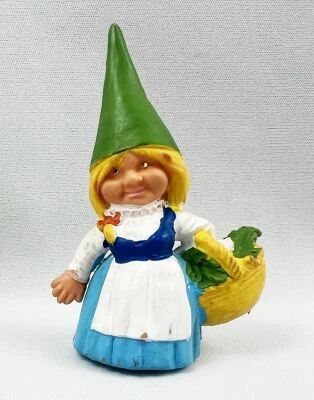 Les aventures de David le Gnome - Figurine PVC Star Toys - Susan avec son panier (robe bleue)