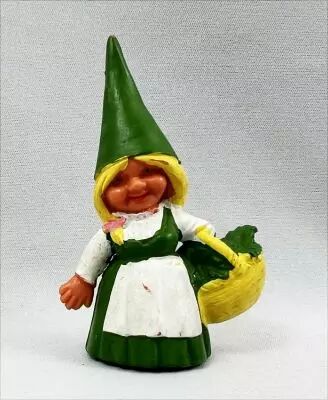 Les aventures de David le Gnome - Figurine PVC Star Toys - Susan avec son panier (robe verte)