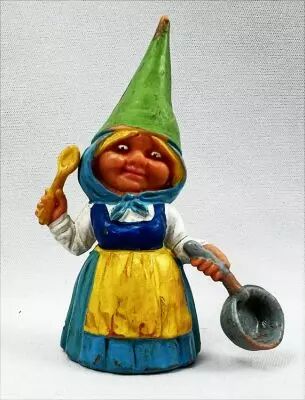 Les aventures de David le Gnome - Figurine PVC Star Toys - Susan cuisine (robe bleue)
