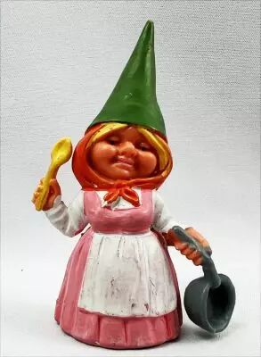 Les aventures de David le Gnome - Figurine PVC Star Toys - Susan cuisine (robe rose)