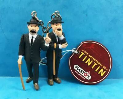 Les Aventures de Tintin - Porte-cl�s Plastoy - Dupond & Dupont