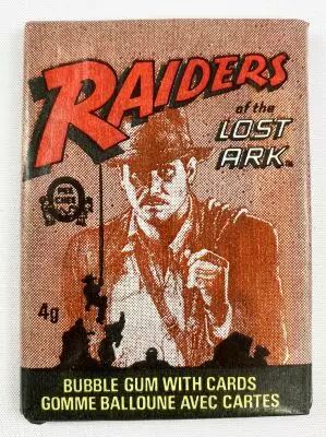 Les Aventuriers de l\'arche perdue - Topps Trading Bubble Gum Cards - Pochette de 10 Cartes � Collectionner 