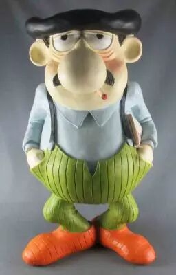 Les Bidochon - Statue Figurine R�sine Creuse 33cm - Robert Bidochon