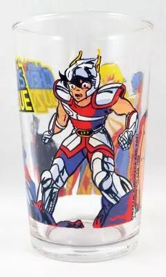 Les Chevaliers du Zodiaque - Verre � moutarde - Seiya, Shiryu, Ikki et Shaka