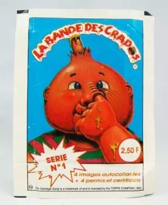 Les Crados - pochette de vignettes Avimages 1988 - La Bande des Crados s�rie n�1