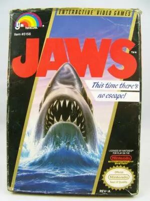 Les Dents de la Mer (Jaws) - Nintendo LJN Toys - Jeu Vid�o NES 8Bit (Vers. NTSC) 1987 01