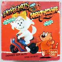 Les Entrechats - Bandai - Daphnée sur Moto - Figurine à remontoir
