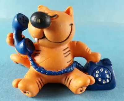 Les Entrechats - Figurine PVC Comics Spain - Isidore T�l�phone Bleu