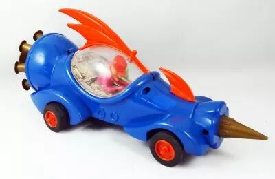 Les Fous du Volant - Joustra - La D�mone Double-Z�ro Grand Sport de Satanas et Diabolo (Dick Dastardly\'s Mean Machine) (loose)