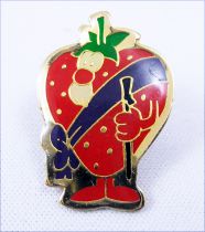 Les Fruittis - Pin\'s métal - Mayor Strawberry la Fraise