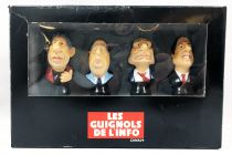 Les guignols de l\'info - Canal + - Set of 4 figures