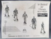 Les Jouets Del - Le Soldat de l\'Armée Nouvelle - Coffret 6 Figurines Parachutiste 1/25