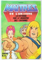 Les Maitres de l\'Univers - BD - Eurédif - Journal n°6 : La Victoire sur le monstre des cavernes