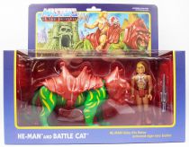 Les Maitres de l\'Univers - Figurine 10cm Super7 - He-Man & Battle Cat