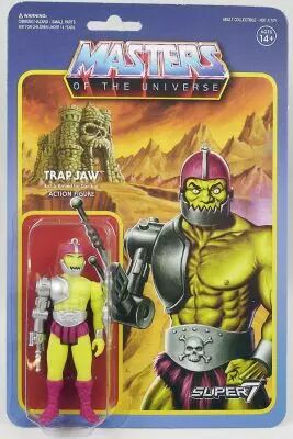 Les Maitres de l\'Univers - Figurine 10cm Super7 - Trap Jaw \ Mini-comics variant\ 