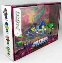 Les Maitres de l\'Univers - Fisher-Price - Figurines Little People : Trap Jaw, Skeletor, Evil-Lyn, Tri-Klops