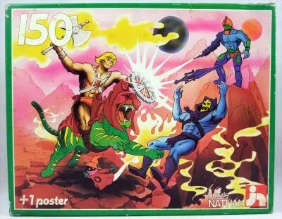Les Maitres de l\'Univers - Puzzle 150 pi�ces \'\'Musclor contre Skeletor\'\' - Nathan