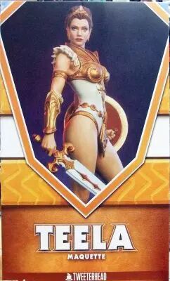 Les Maitres de l\'Univers - Sideshow Collectibles Twitterhead - Teela - Statue en r�sine 48cm