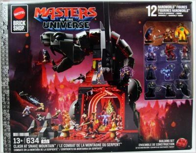 Les Maitres de l\'Univers 2026 Movie - Mattel Brick Shop - Clash at Snake Mountain