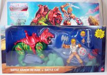 Les Maitres de l\'Univers Origins - Battlefield Warriors : Battle Armor He-Man & Battle Damaged Battle Cat